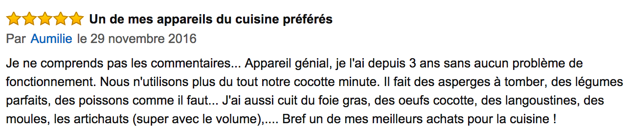 commentaire Cuiseur Magimix multifonction
